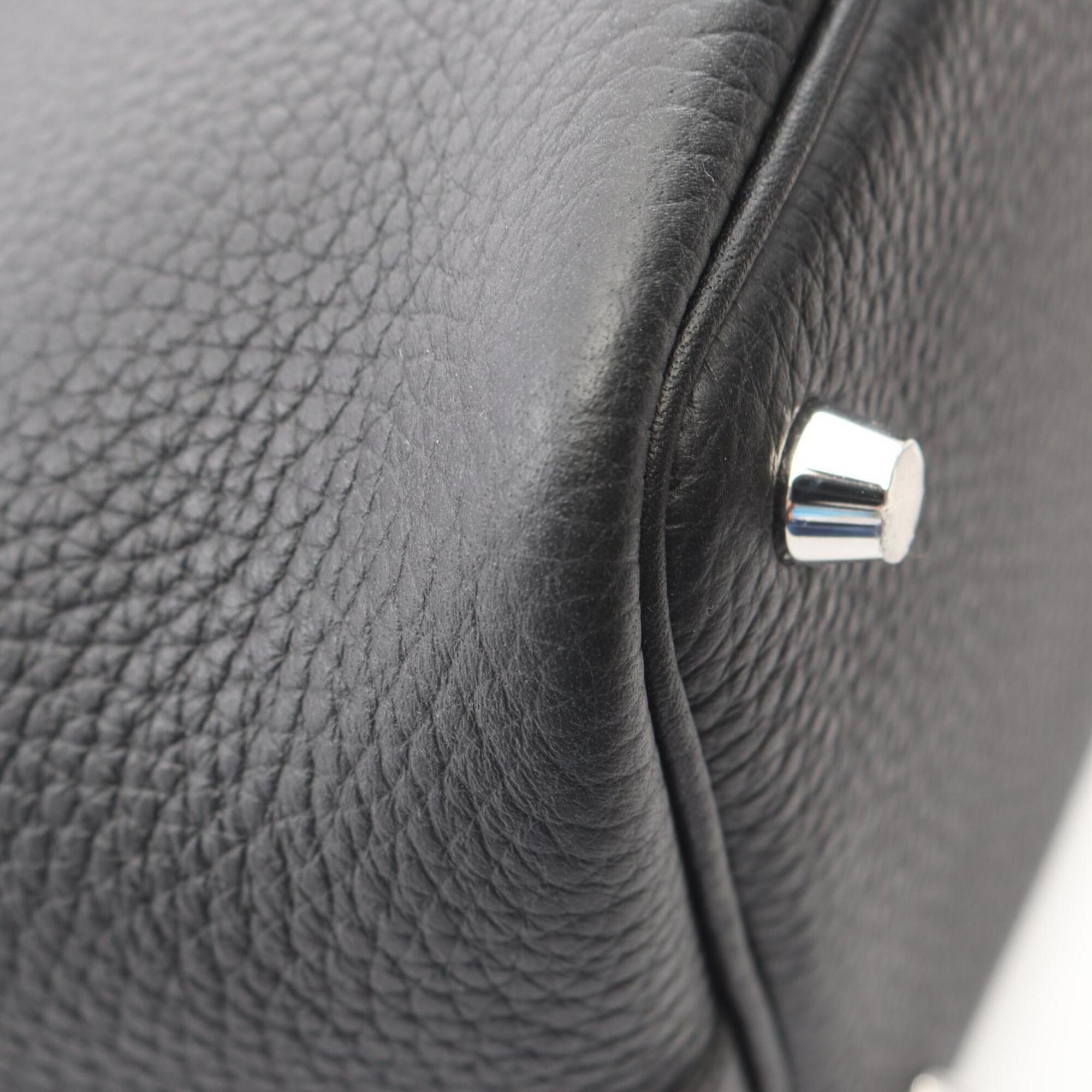 Hermes Picotin Lock PM Handbag, Leather, Taurillon Clemence Women's, Black, 056289CK — New - Store Return