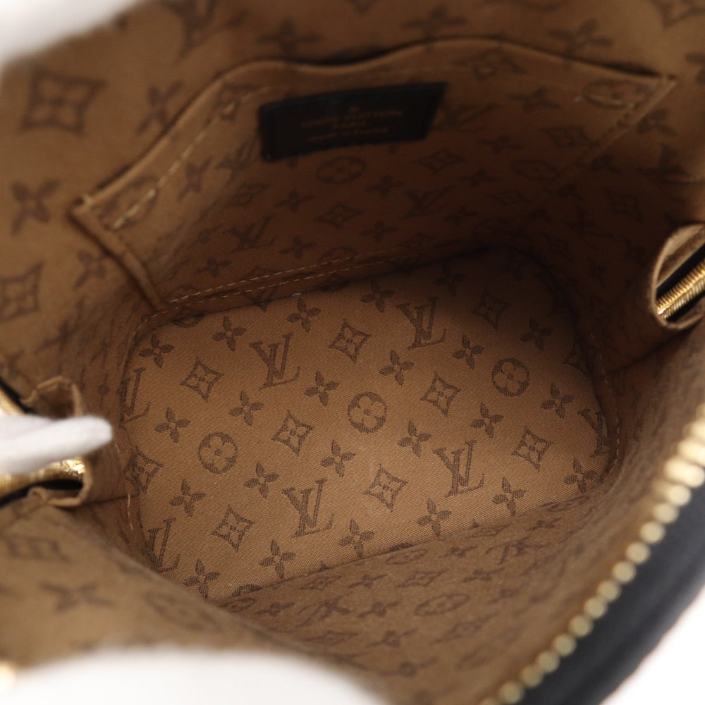 LOUIS VUITTON Epi Alma Backpack M25103 with Straps, Black, Women's — New - Store Return