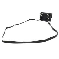 PRADA Triangle Shoulder Bag, Pouch, Handbag, Nylon Leather, Black (NERO) 2ZT022 — Like New