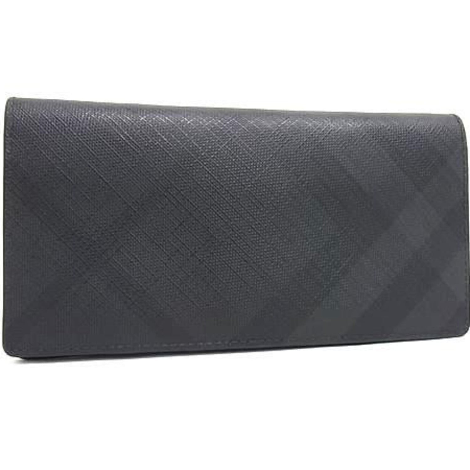 BURBERRY Men's Bi-fold Long Wallet, Black