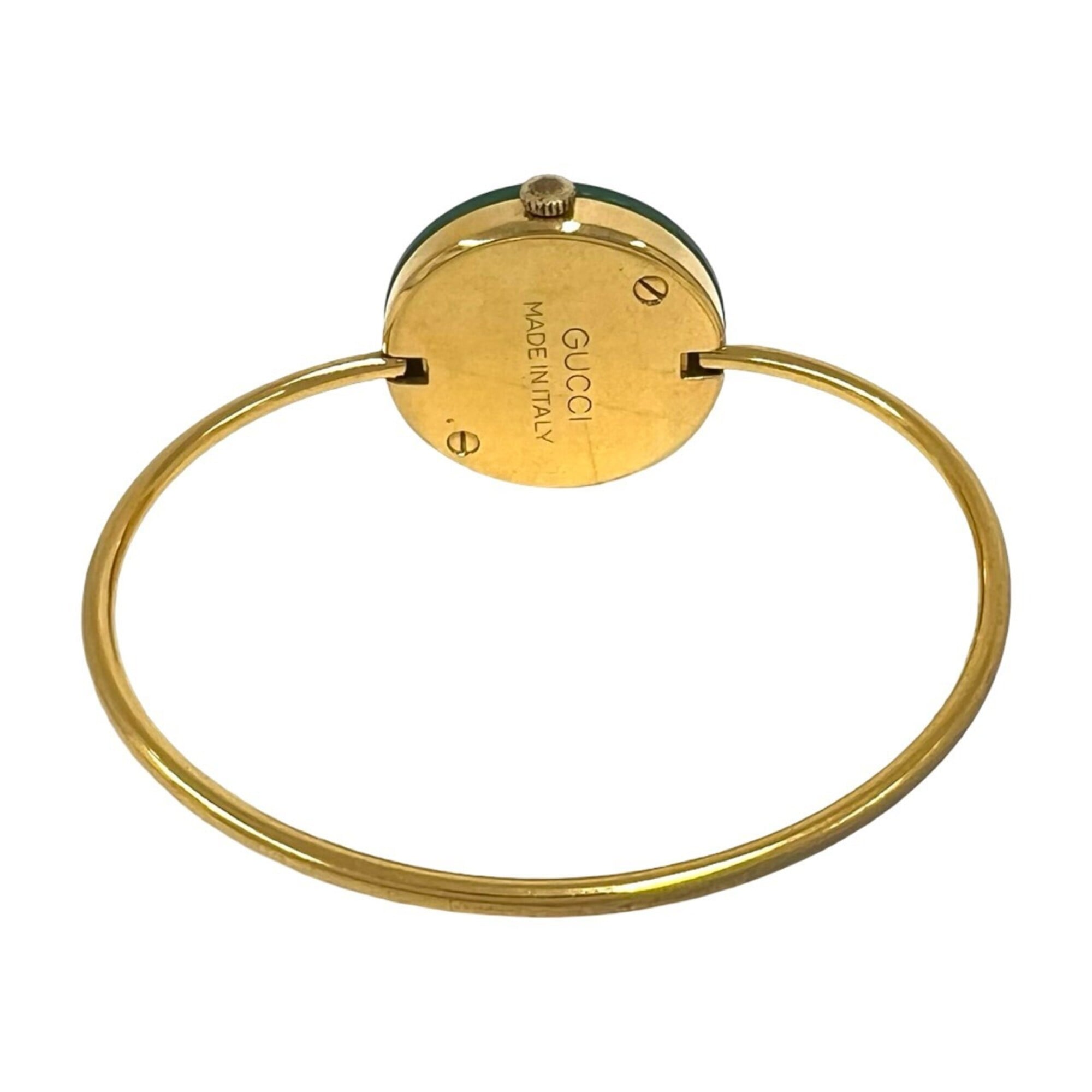 GUCCI Vintage Change Bezel Sherry Line GP Quartz Wristwatch Gold 28050 — Good