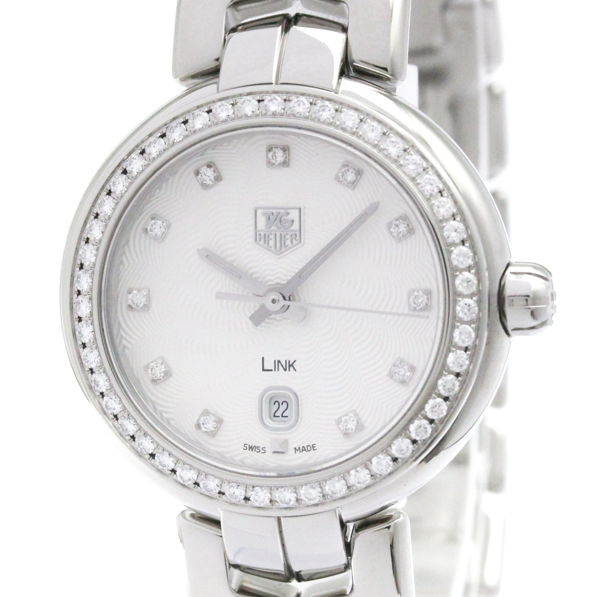 Tag Heuer Link Quartz Stainless Steel Women's Dress/Formal WAT1414 — Very Good