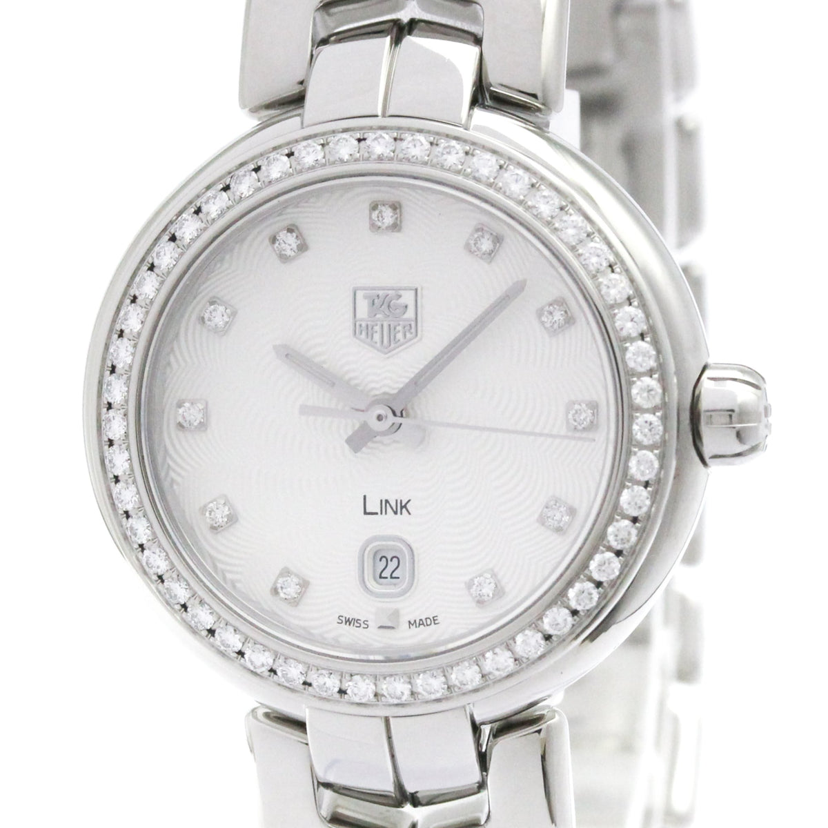 Tag Heuer Link Quartz Stainless Steel Women's Dress/Formal WAT1414 — Very Good