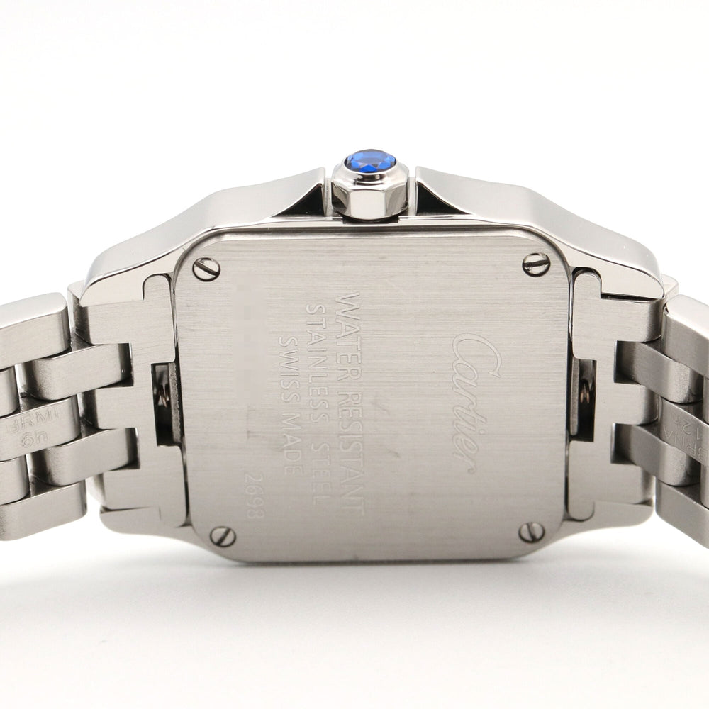 Cartier Santos Demoiselle SM Watch, Stainless Steel, Ladies, Ivory (W25064Z5) — Very Good