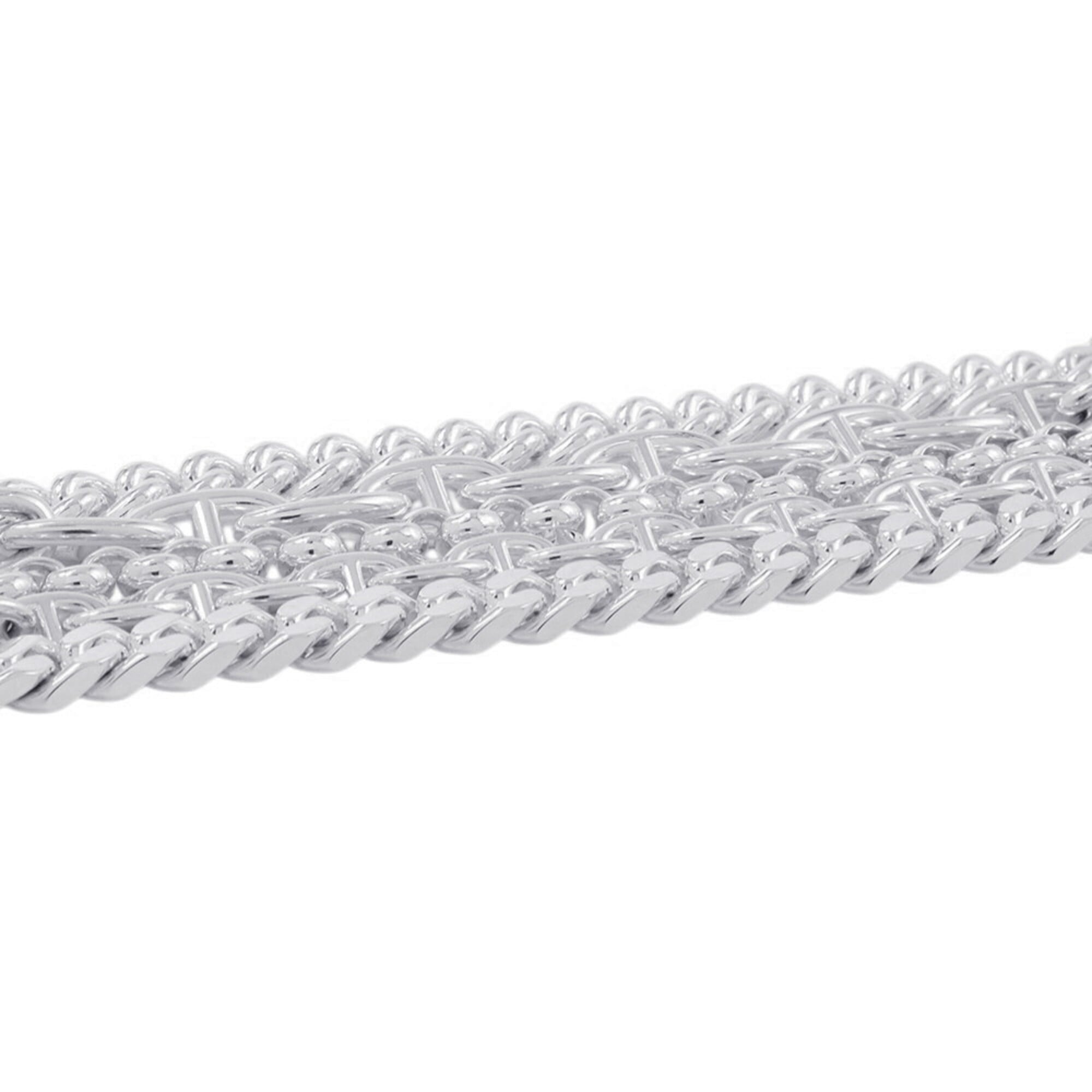Hermes Chaine d'Ancre Multi-Chain Bracelet, Size 15, SV925 Silver — Like New