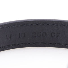 Hermes Kelly Bracelet Double Tour, Monochrome Chevre Leather, 2024 Model, Black, Approx. 18.2g, Women's — Like New