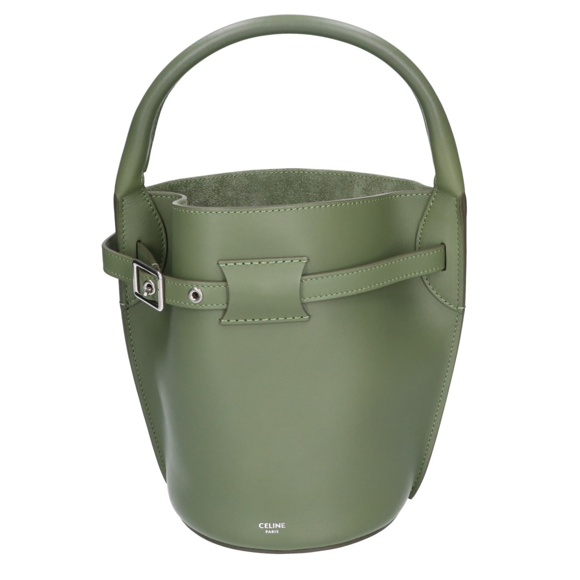 CELINE 187243 Big Bag Nano Bucket 2-Way Handbag Light Khaki Women's — Like New