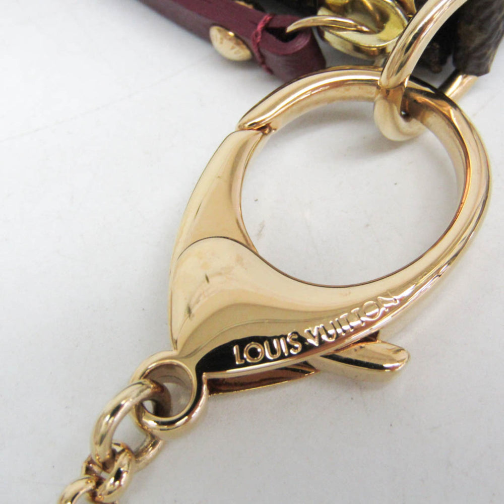 Louis Vuitton Monogram Mini Pochette Accessoires Label Collection M63798 Women,Men Handbag,Pouch Monogram,Wine — Like New