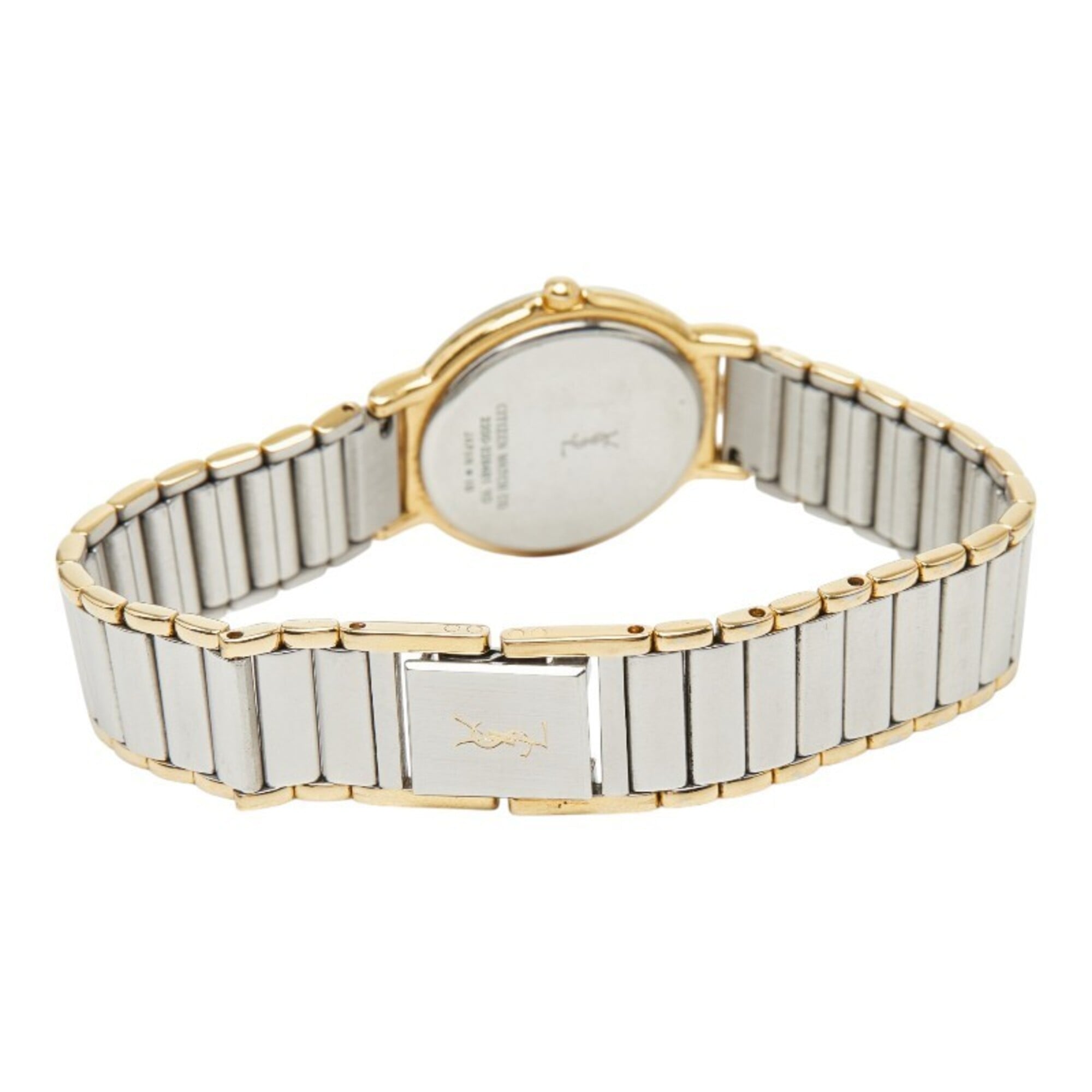 Saint Laurent x Citizen watch, model 2200-228481, Japanese quartz movement, gold dial, stainless steel, ladies' watch — Good