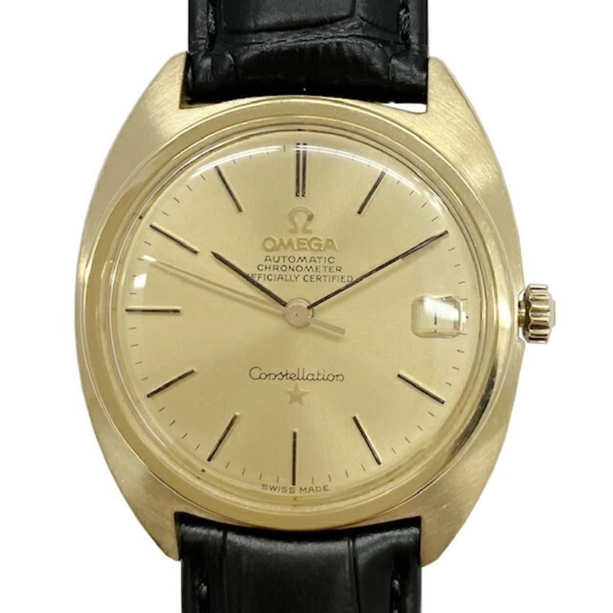 OMEGA Constellation 168.009 Cal.561 750 168.017 18K Automatic Watch with Date Function for Men — Very Good