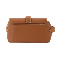 Hermes Elan Pocket 24 Belt Waist Handbag Pouch Body Swift Gold XS B Stamp — New - Store Return