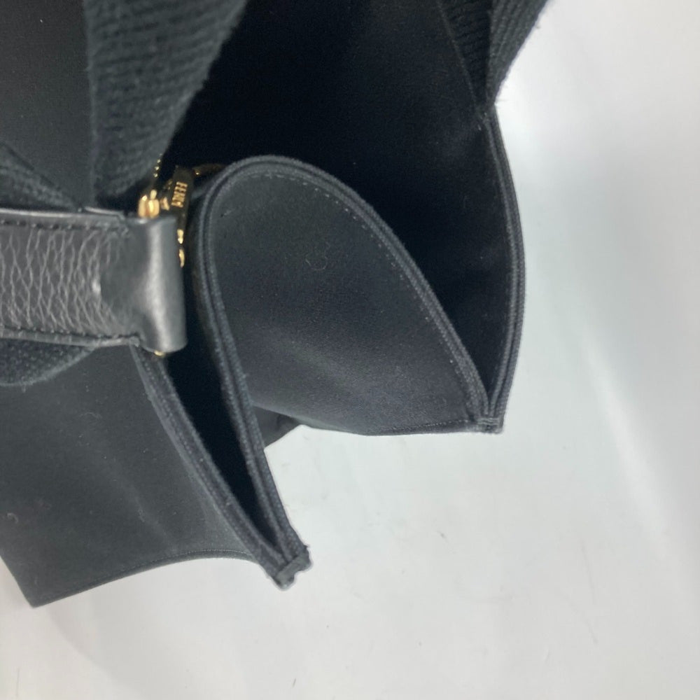 Fendi 8BH395 VERSACE collaboration 2WAY Tote Bag Crossbody Shoulder Bag Black Gold — Like New