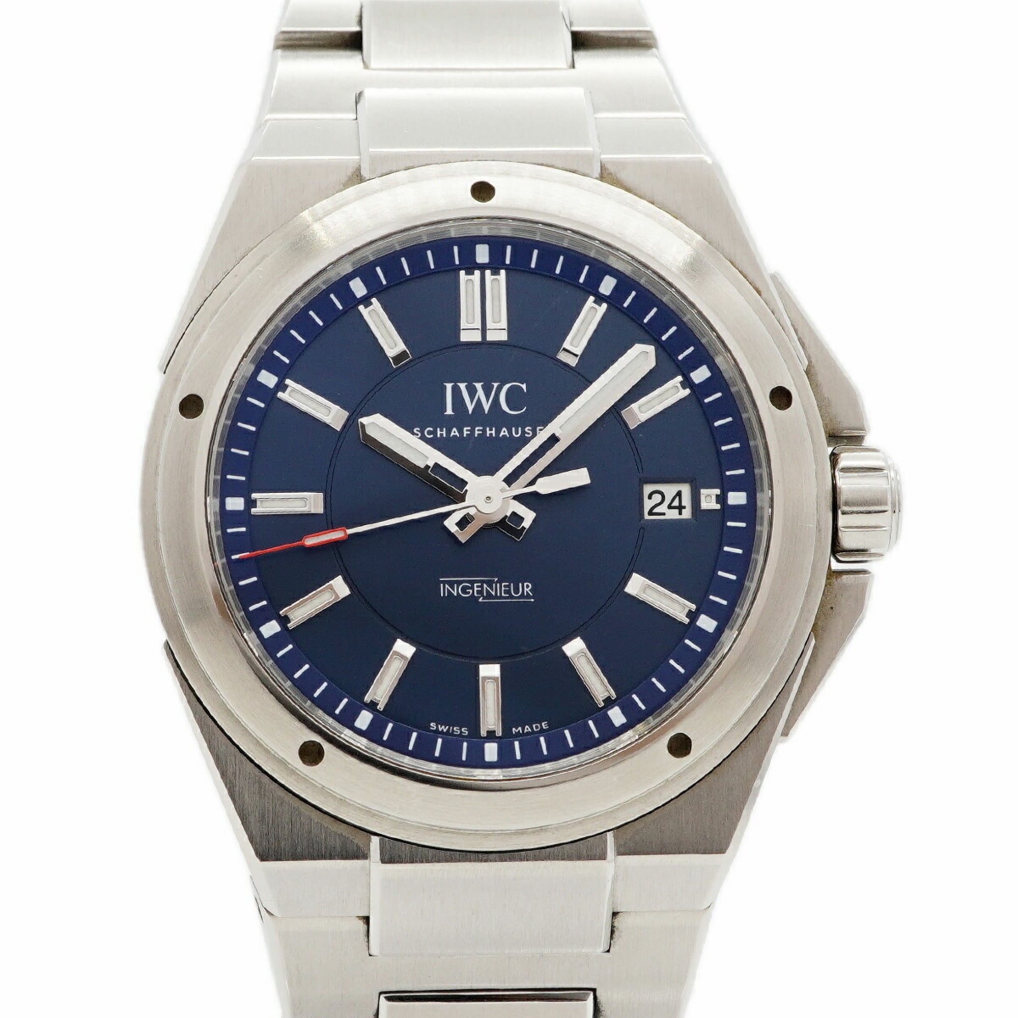 IWC Schaffhausen Ingenieur Laureus Sport for Good, Limited Edition of 1500 Pieces Worldwide, IW323909, Blue Dial Men's Watch — Good