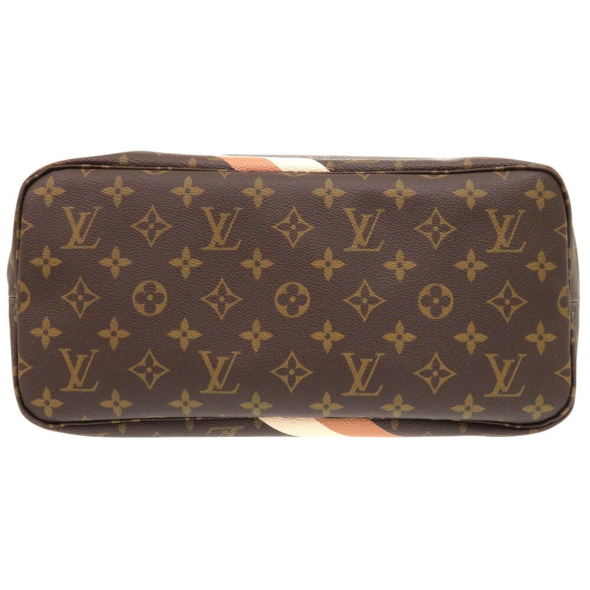 Unused Louis Vuitton Neverfull MM Mon Monogram P01926 Tote Bag in Camel Quartz LV 0668 LOUIS VUITTON — Like New