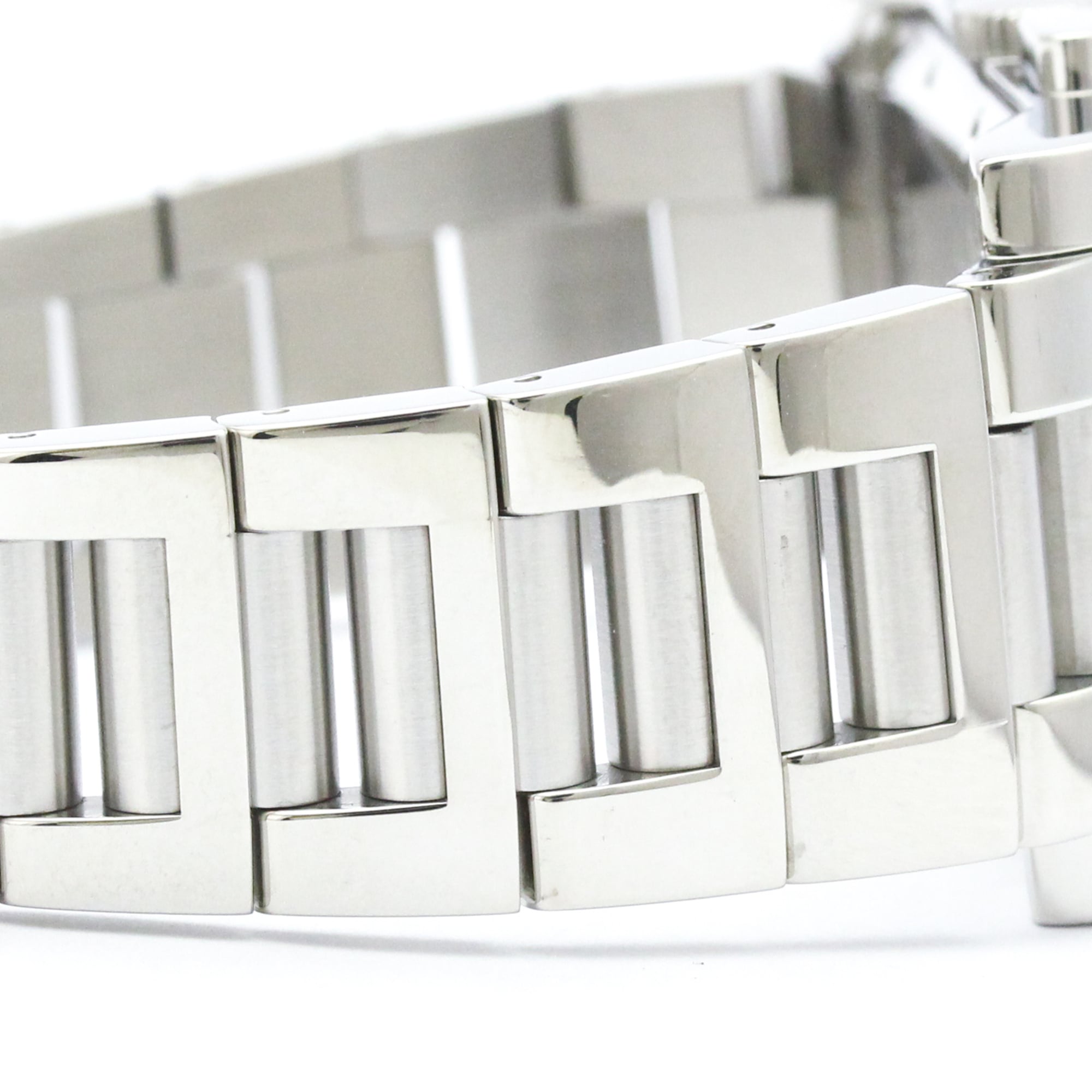 BVLGARI Rettangolo Stainless Steel Quartz Mens Watch RTC49S Polished — Very Good
