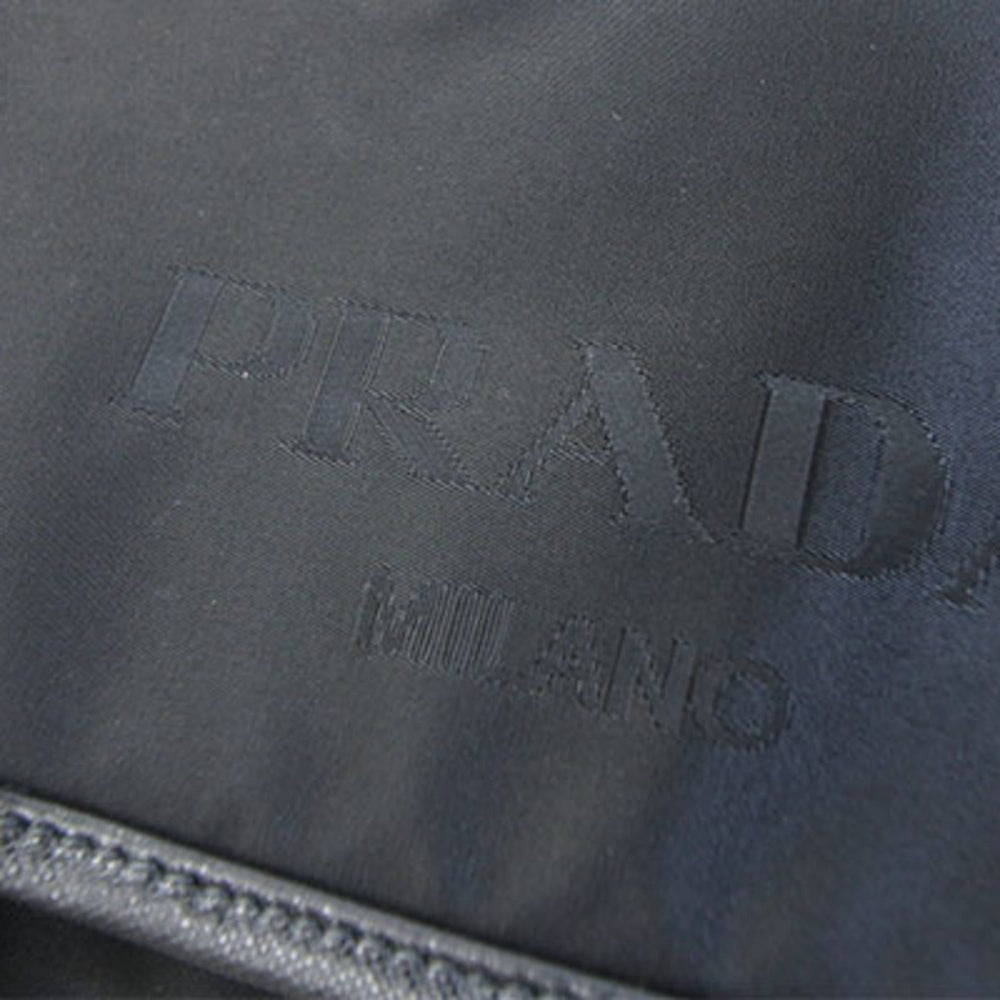 Prada Shoulder Bag VA0769 Black Nylon Leather for Women PRADA — Like New