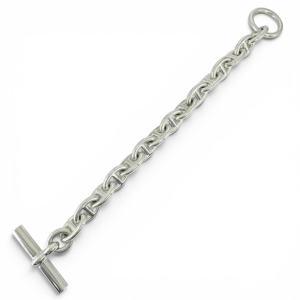 HERMES Chaine d'Ancre PM bracelet, AG925, 15 links, silver, made in France, 2025 model, weight 33.9g, women's — Like New