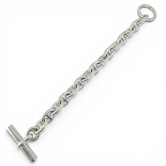 HERMES Chaine d'Ancre PM bracelet, AG925, 15 links, silver, made in France, 2025 model, weight 33.9g, women's — Like New
