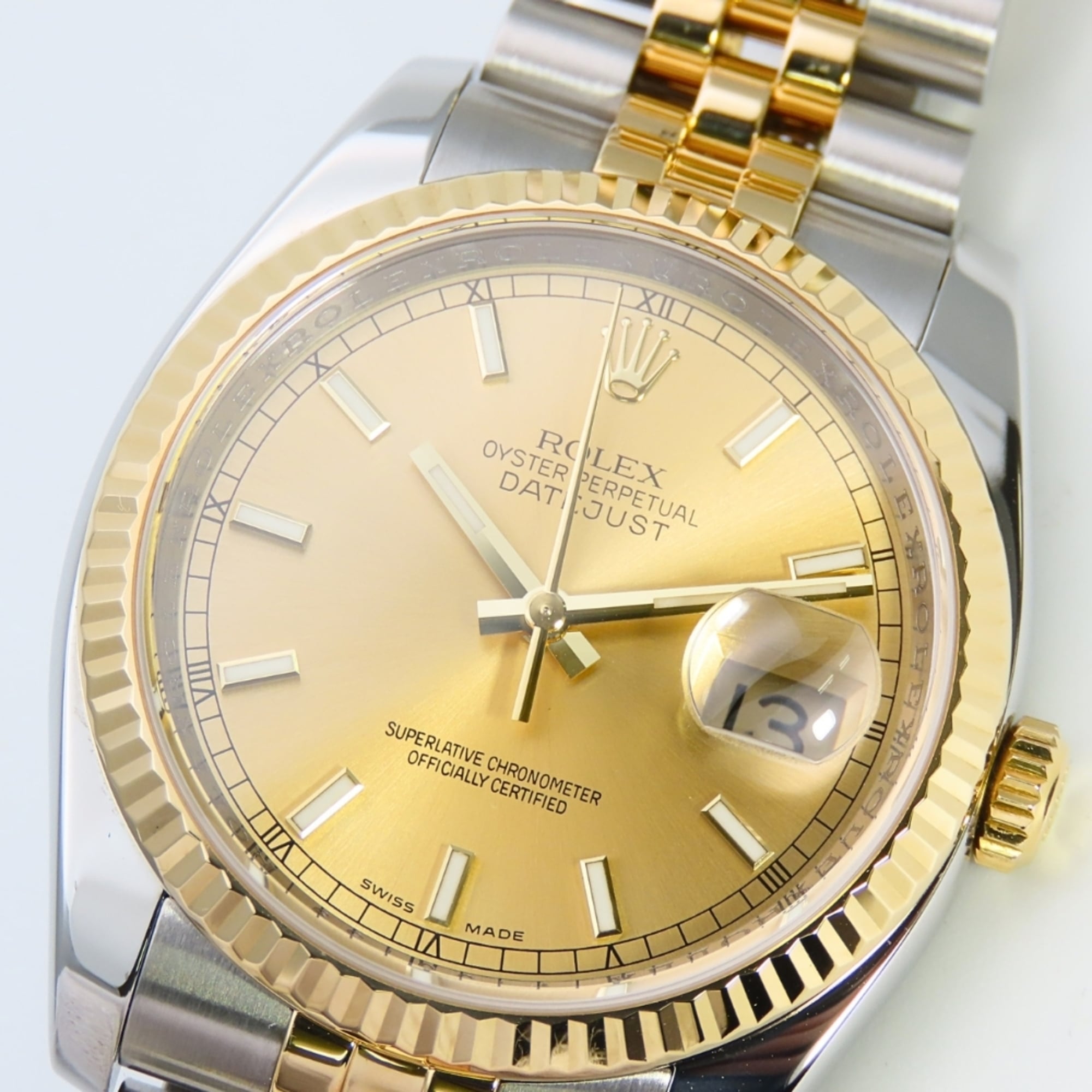Rolex Datejust 116233 Stainless Steel & 18K Yellow Gold Combination Men's Watch ROLEX — Very Good