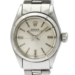 ROLEX Oyster Perpetual 6623 Steel Automatic Ladies Watch Vintage — Good
