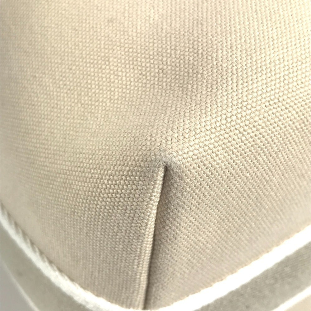 HERMES Brid a Black GM Bag, Pouch, Vanity Bag with H Logo, Cotton Handbag, Men's/Women's, Beige — Like New