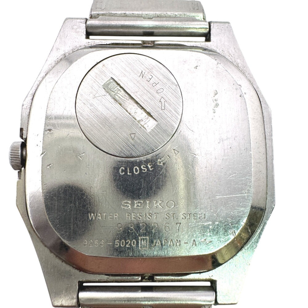 SEIKO 9256-5020 GRAND QUARTZ 3-hand wristwatch, silver — Fair