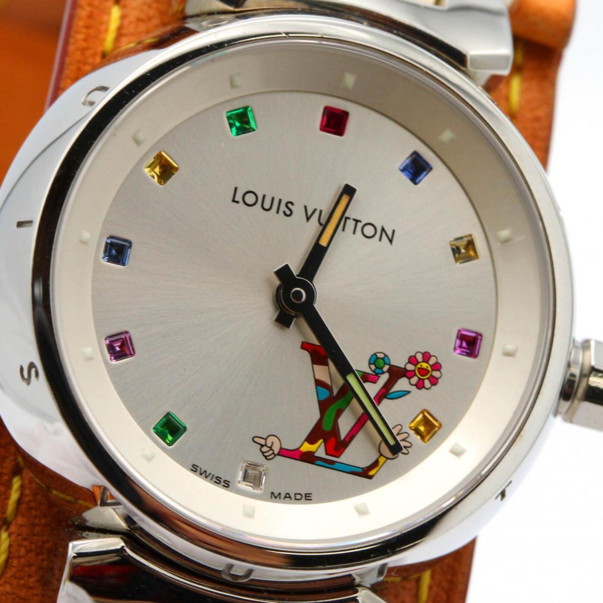 Louis Vuitton Tambour LIMITED Q12130 SS Quartz Watch — Good