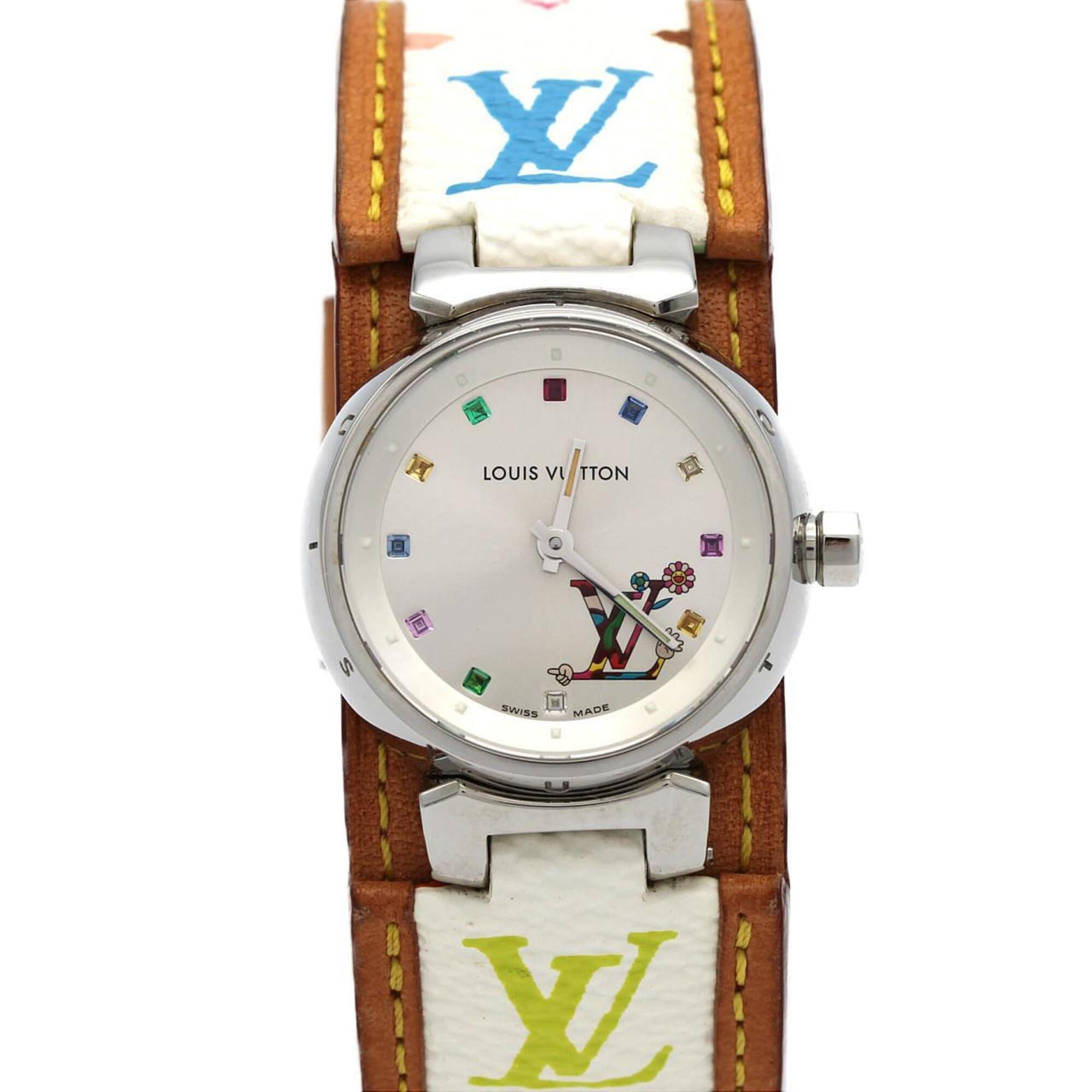 Louis Vuitton Tambour LIMITED Q12130 SS Quartz Watch — Good
