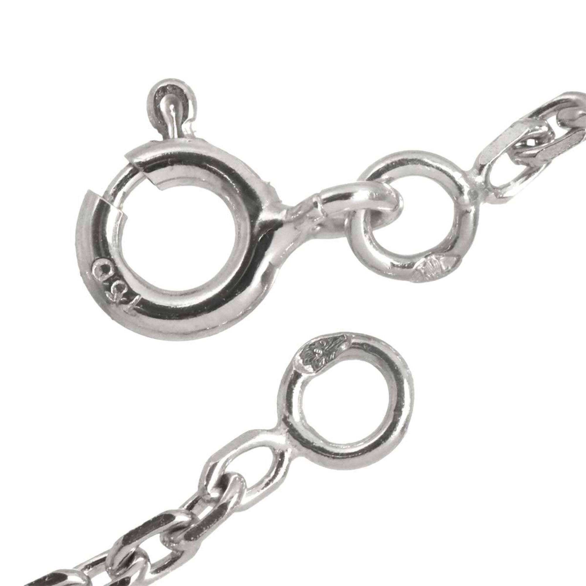 Chanel Matelassé Diamond Necklace, 40cm, 18K White Gold (750) — Like New