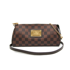 Louis Vuitton Damier Eva N55213 Women's Handbag,Shoulder Bag Brown,Ebene — Like New