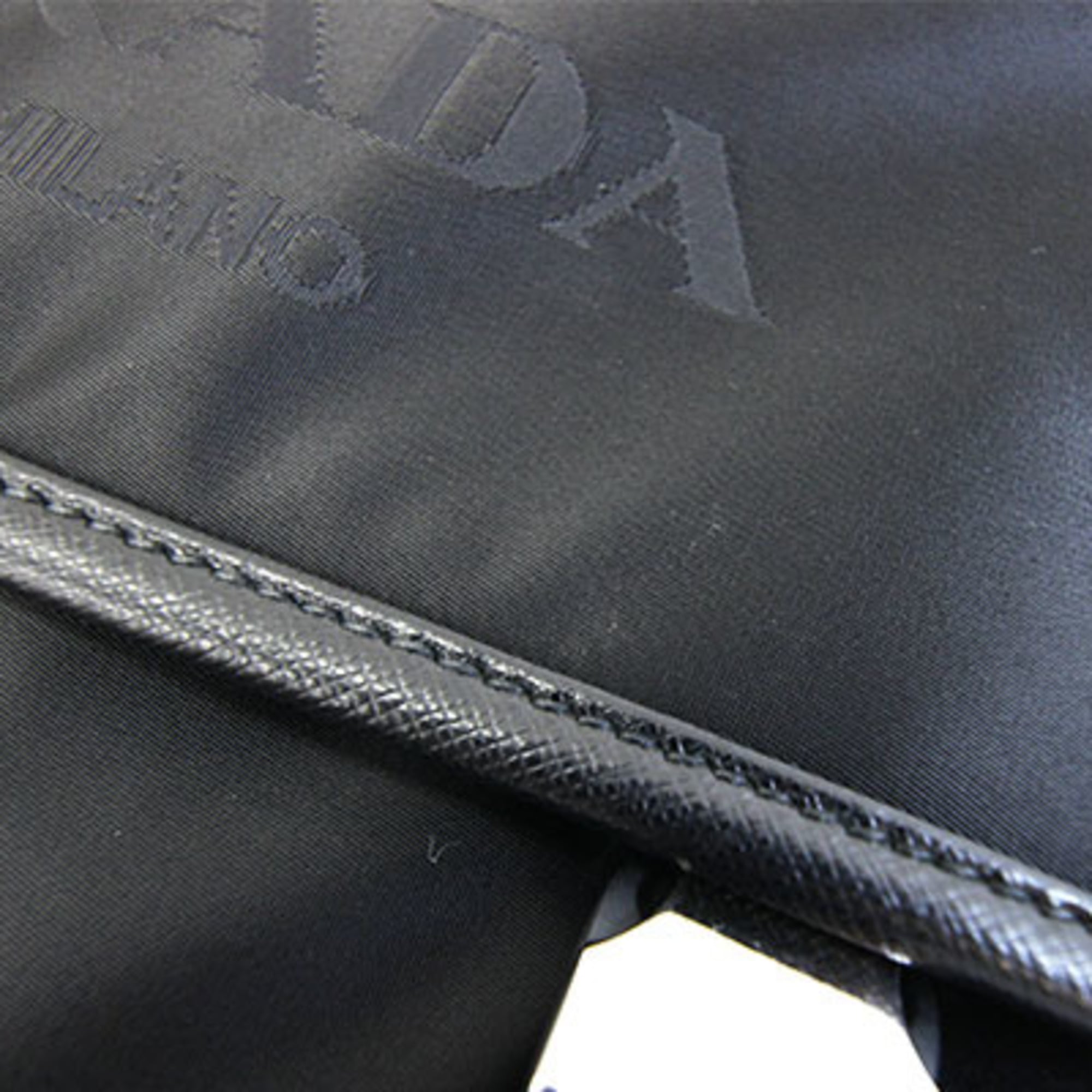 Prada Shoulder Bag VA0769 Black Nylon Leather for Women PRADA — Like New