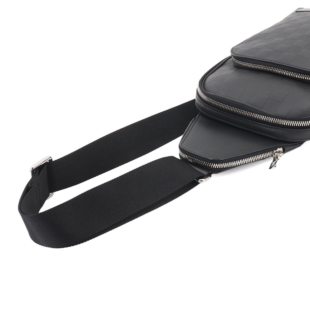 Louis Vuitton Damier Infini Avenue Sling Handbag Body Black N45303 RFID Bag — Like New