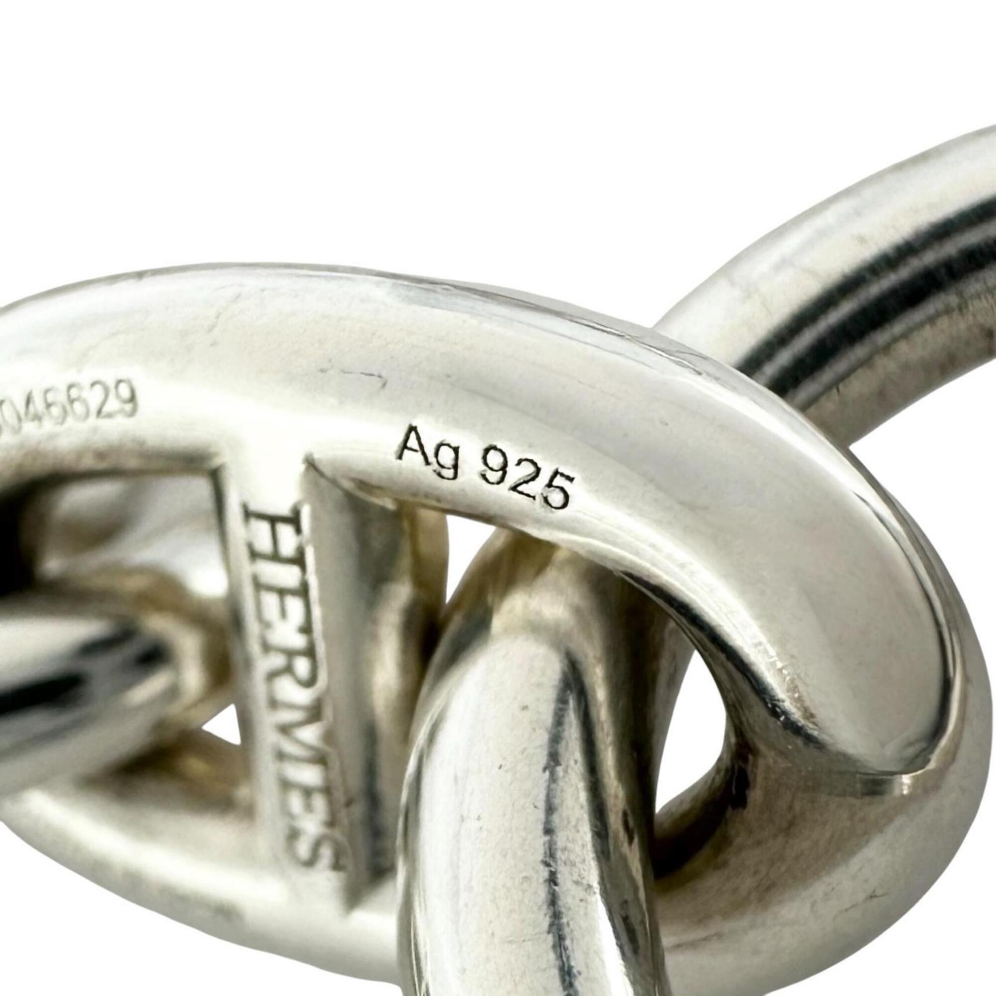 HERMES Chaine d'Ancre PM bracelet, AG925, 15 links, silver, made in France, 2025 model, weight 32.85g, women's — Like New