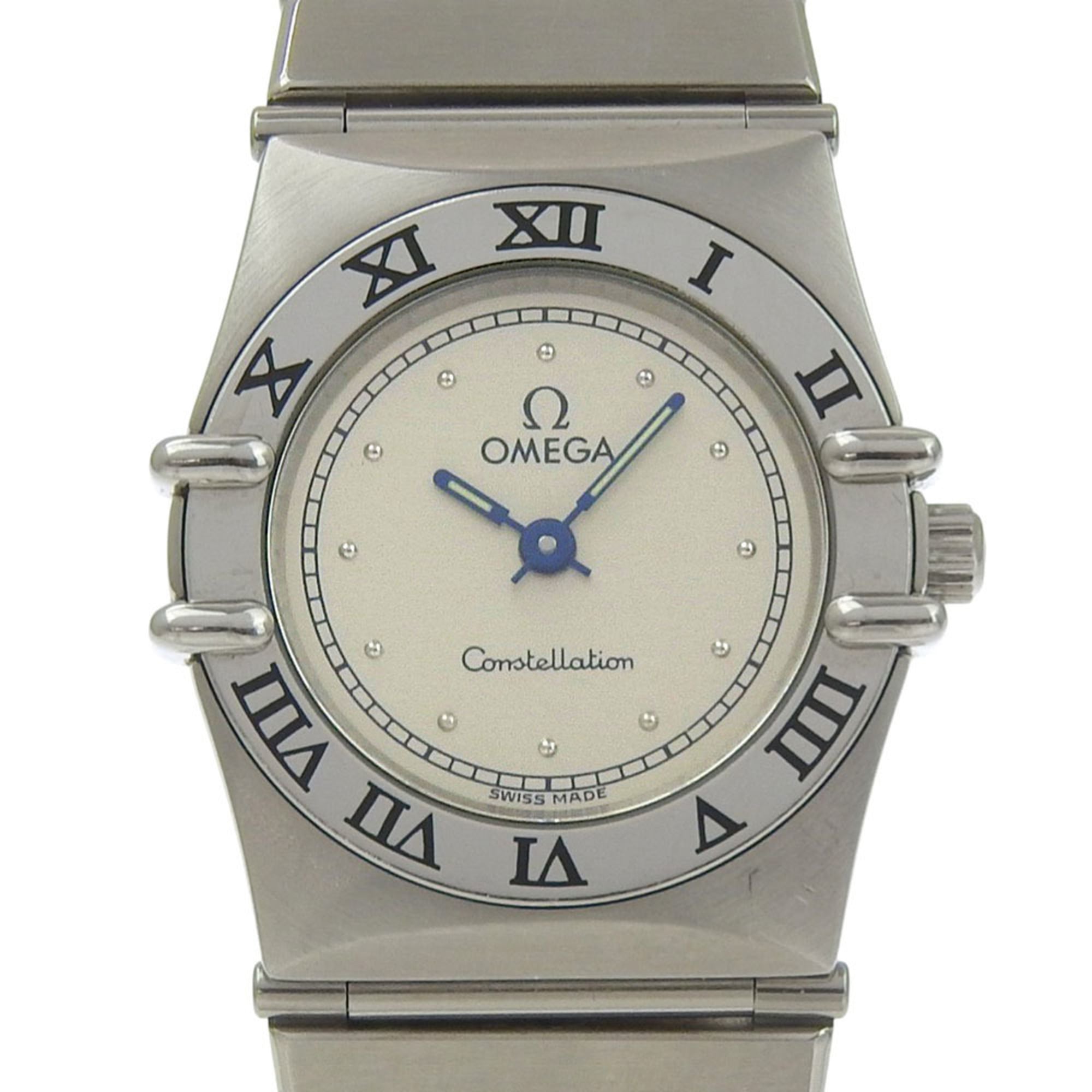 Omega Constellation Mini Women's Watch, Stainless Steel, Quartz, Analog, Silver Dial — Good
