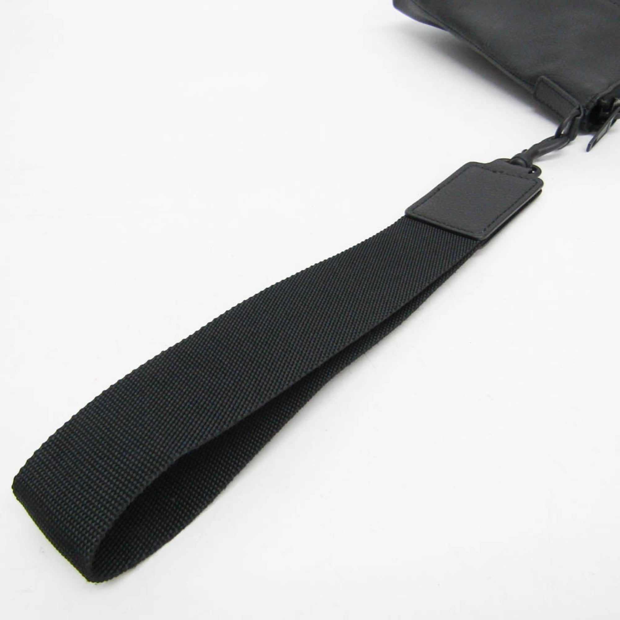 Balenciaga Hourglass 644723 Women,Men Leather Clutch Bag,Pouch Black — Like New