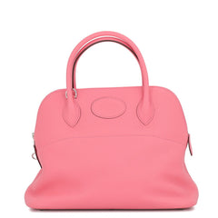 Hermes Bolide 31 Handbag, Rose Azalee, Taurillon Clemence Leather, Y Stamp, 2-way Shoulder Bag, Bolide, Women's HERMES — Like New