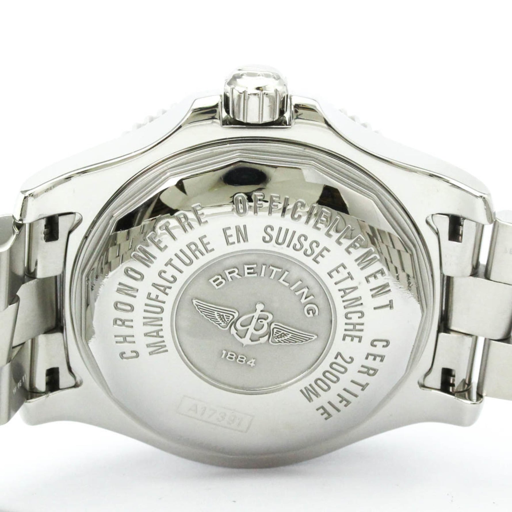 BREILING Superocean 44 Steel Automatic Mens Watch A17391 Polished