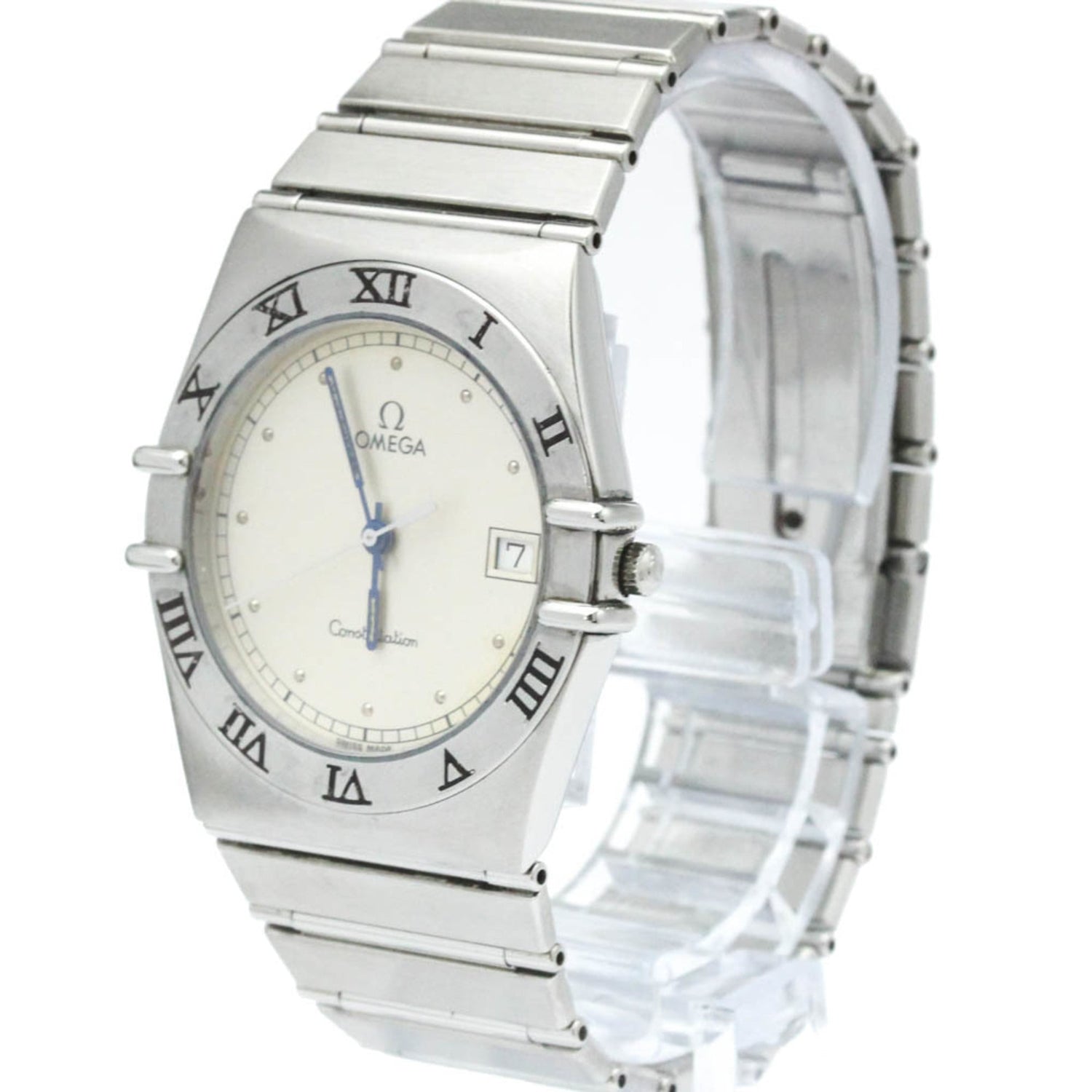 OMEGA Constellation Stainless Steel Quartz Mens Watch 396.1070 Polished