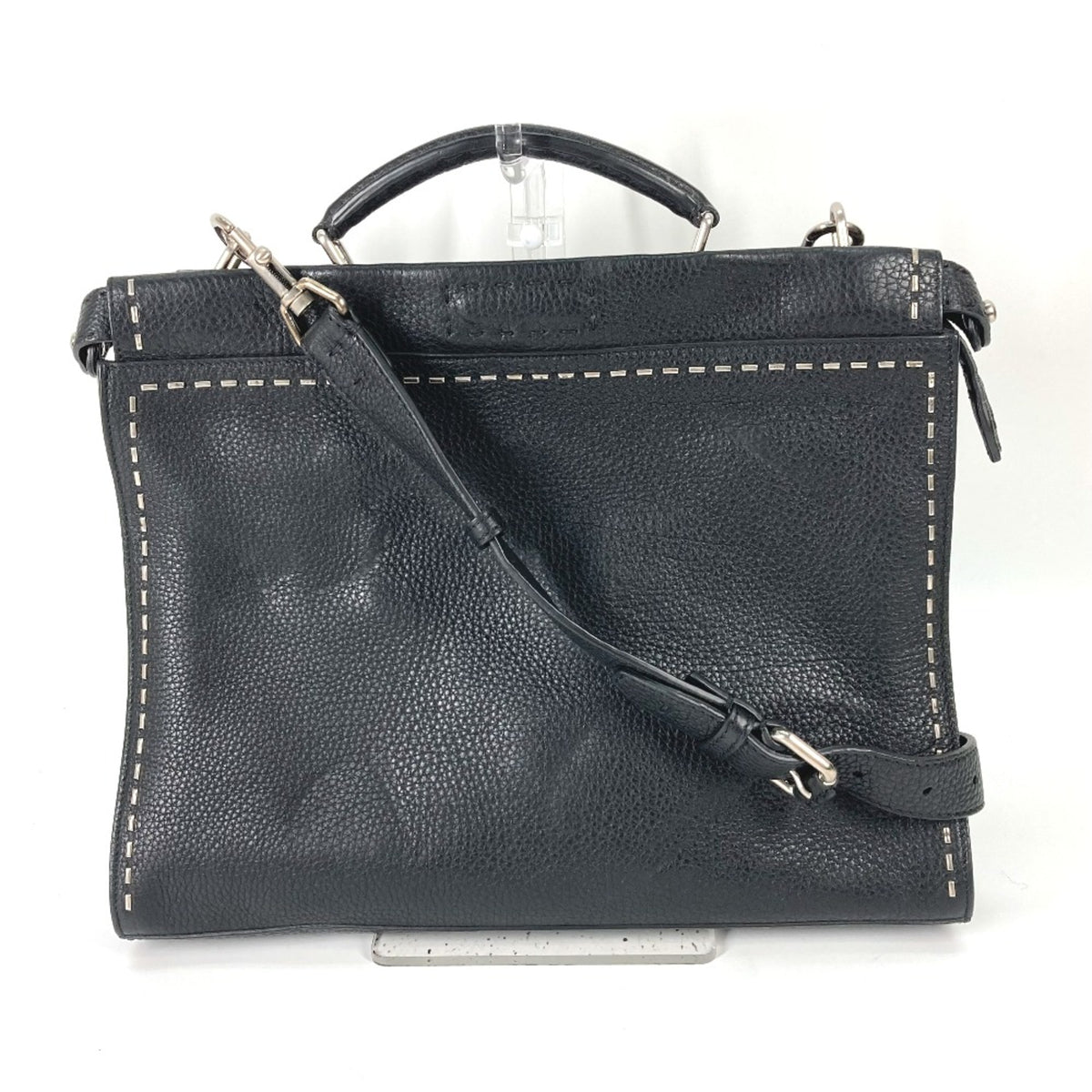 Fendi 7VA406 Shoulder Bag Crossbody bag 2WAY business bag Tote Bag Hand Bag Black — Like New
