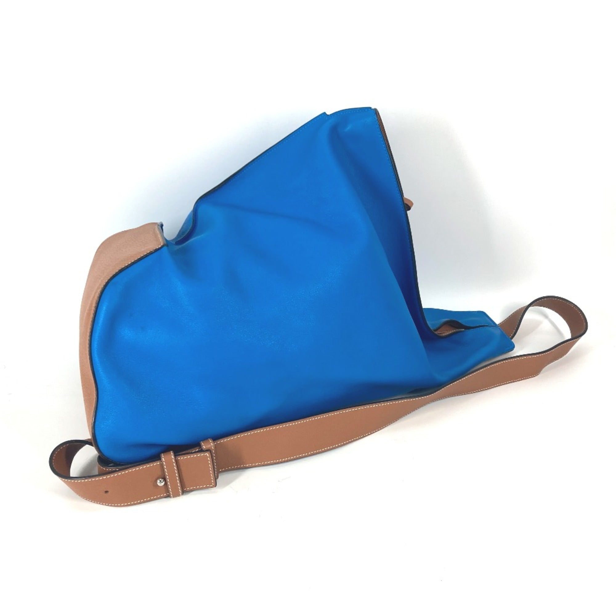 Loewe Bag Bicolor cross Shoulder Bag blue Brown — Like New