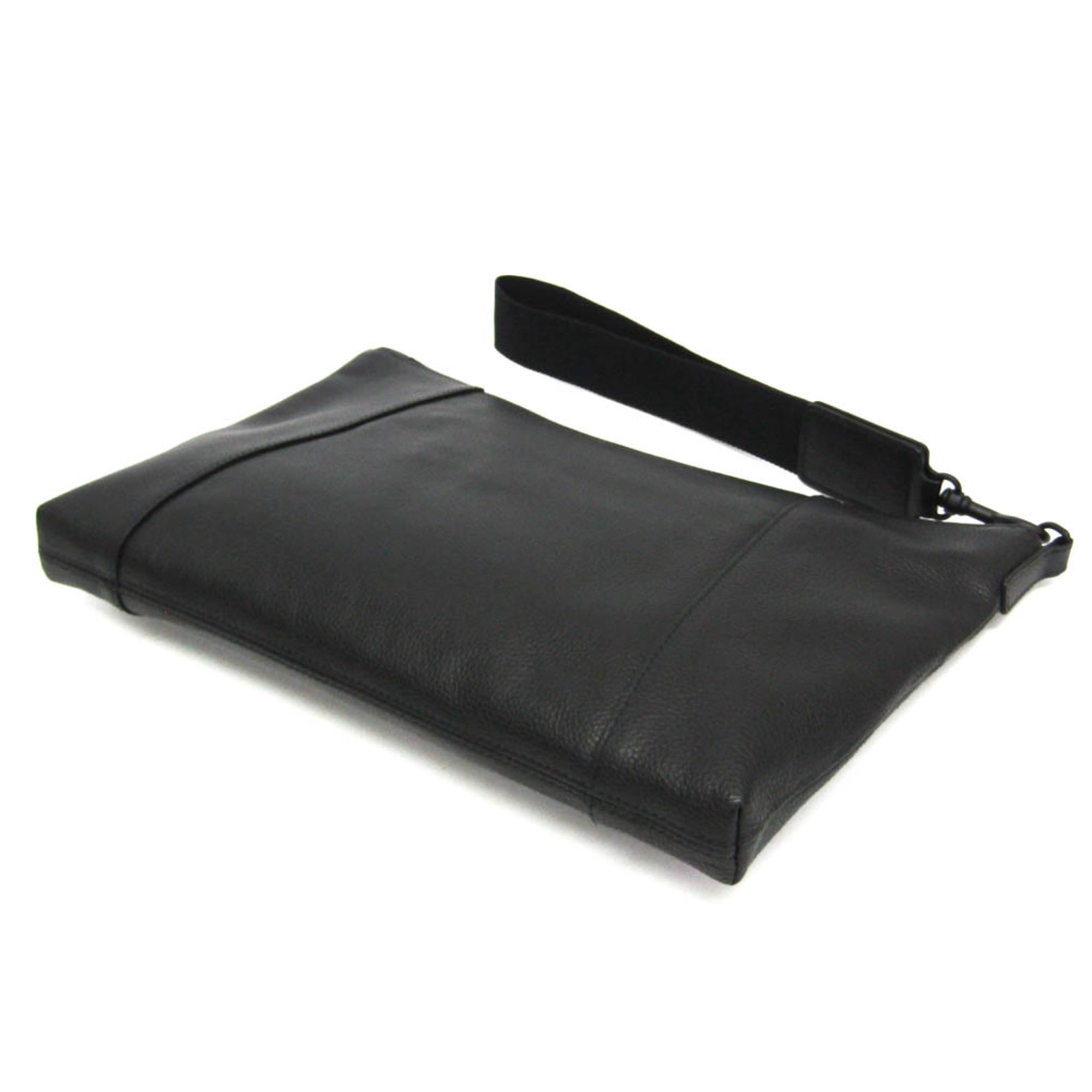Balenciaga Hourglass 644723 Women,Men Leather Clutch Bag,Pouch Black — Like New