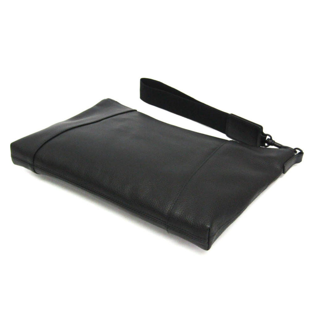 Balenciaga Hourglass 644723 Women,Men Leather Clutch Bag,Pouch Black — Like New