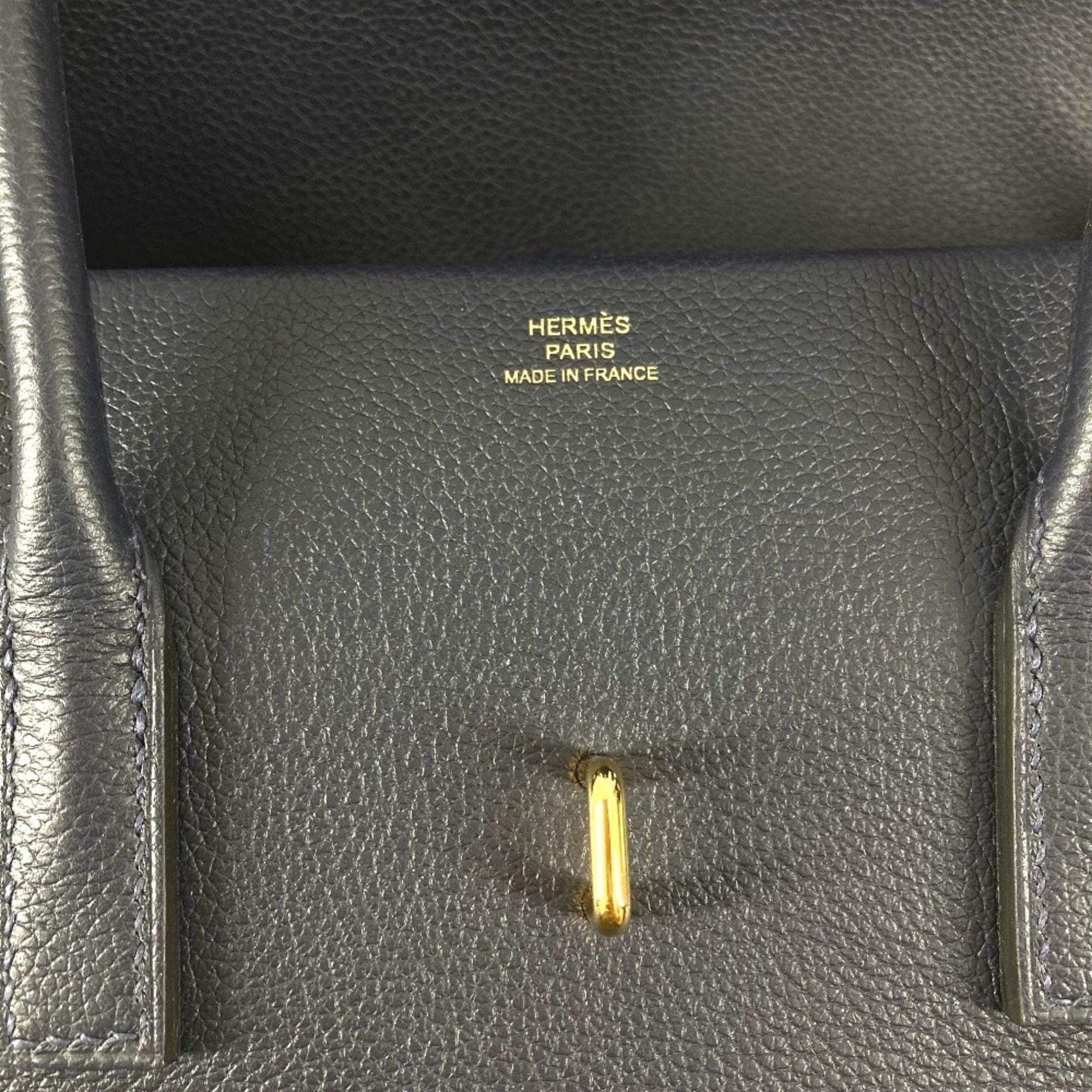HERMES New Drug 22 Tote Bag, Crossbody Handbag, Shoulder Evercolor, Men's/Women's, Navy, Like — Like New