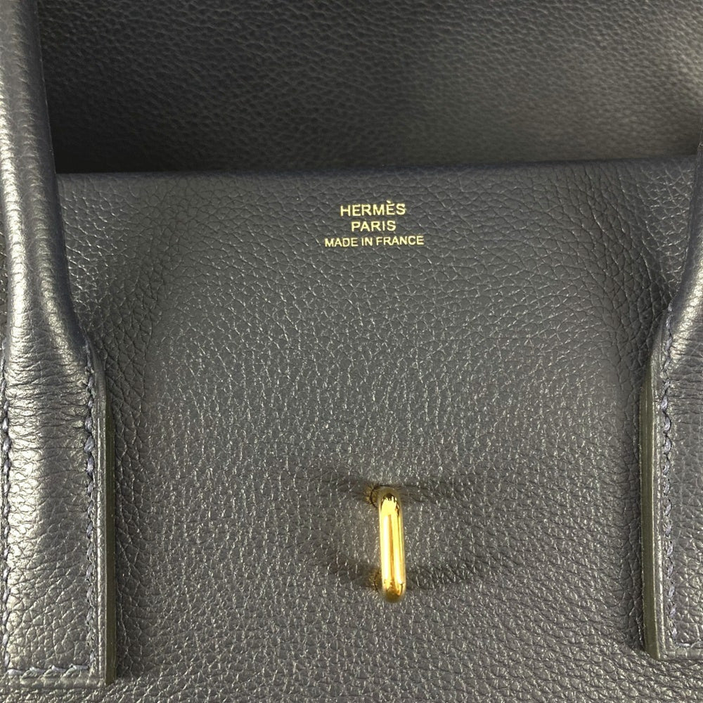 HERMES New Drug 22 Tote Bag, Crossbody Handbag, Shoulder Evercolor, Men's/Women's, Navy, Like — Like New