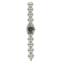 GUCCI Horsebit Chain Stainless Steel Quartz Wristwatch, Silver, 37483 — Good