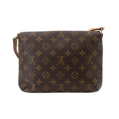 Louis Vuitton Monogram Musette Tango Short Shoulder Handbag, Brown, M51257 — Like New