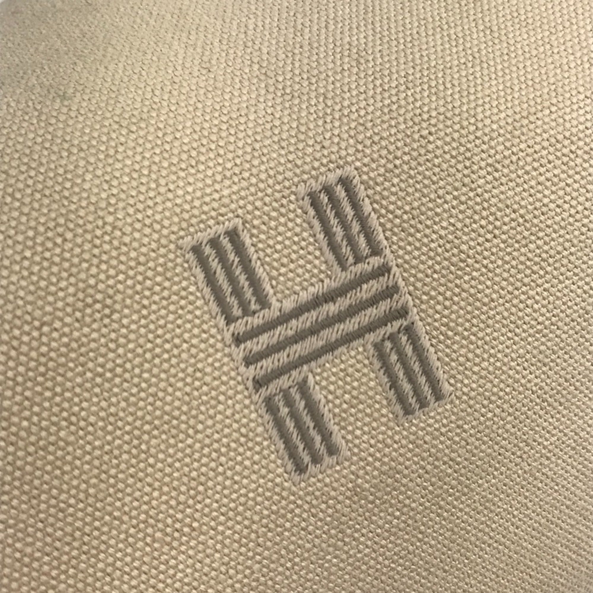 HERMES Brid a Black GM Bag, Pouch, Vanity Bag with H Logo, Cotton Handbag, Men's/Women's, Beige — Like New