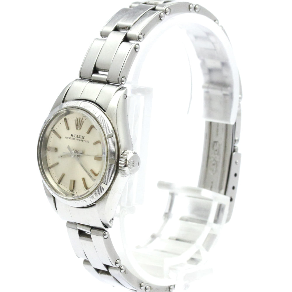 ROLEX Oyster Perpetual 6623 Steel Automatic Ladies Watch Vintage — Good