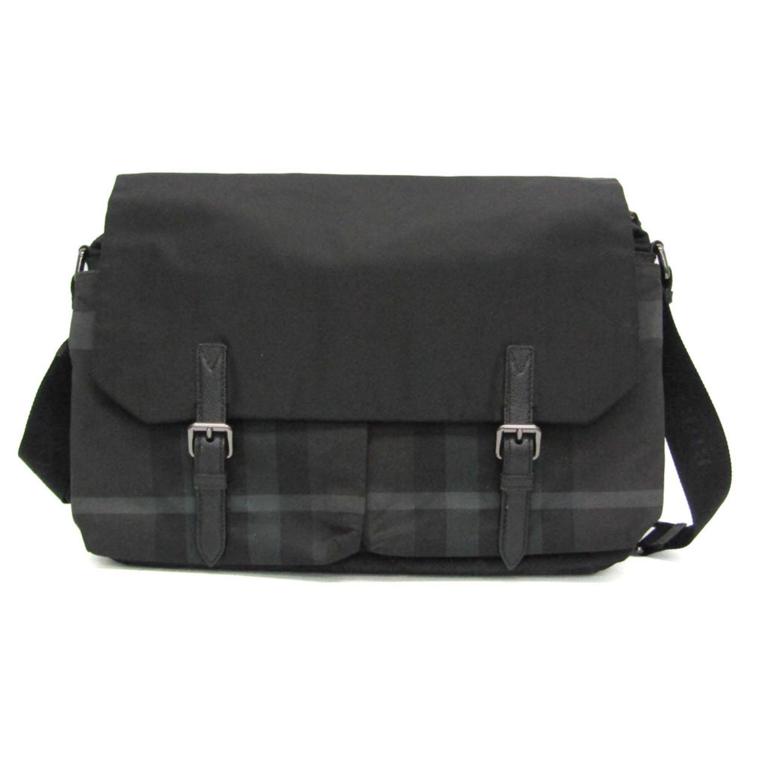 Burberry Men's Nylon Messenger Bag,Shoulder Bag Black