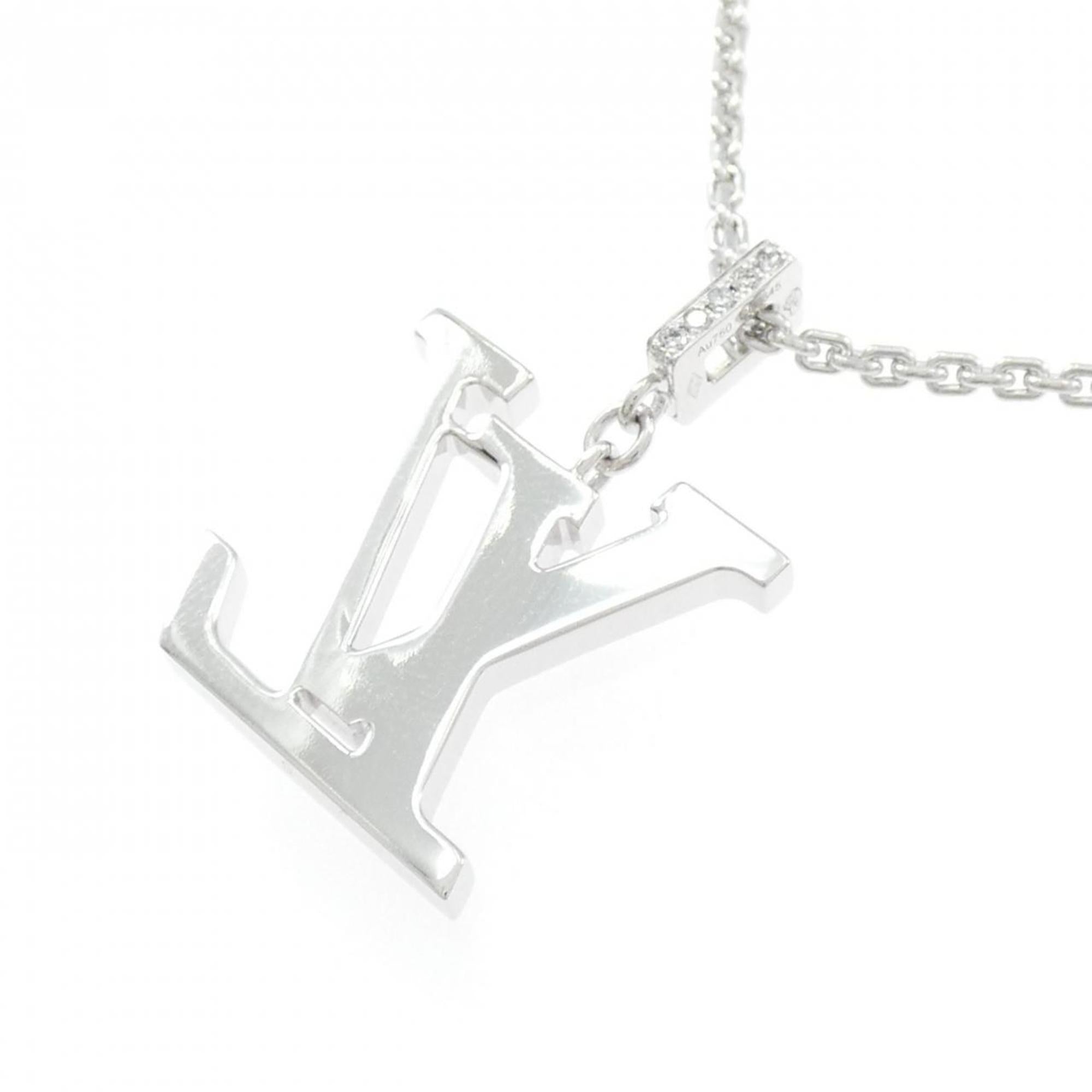 Louis Vuitton Pendant LV GM Necklace — Like New
